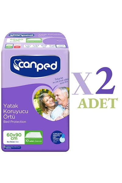 Canped Mattress Protector Cover Extra 60x90 10pcs Set of 2