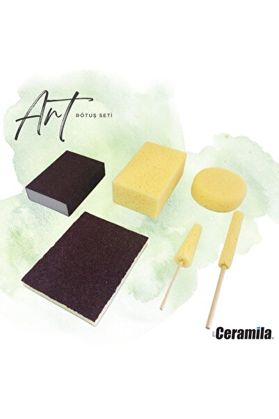 Glitz Ceramila طقم إسفنجة ورق الصنفرة من السيراميك Ceramila Art 3059