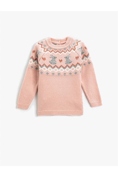 Koton 3wmg90006at Baby Girl Sweater Pink
