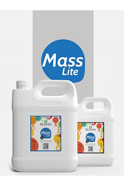 Resinin Mass Lite 7500 Gr A+b Orta Hacim Için Ultra Şeffaf Epoksi Reçine