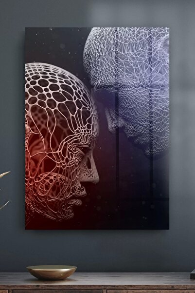 Decovetro Tablou din sticlă 3d dragoste umană