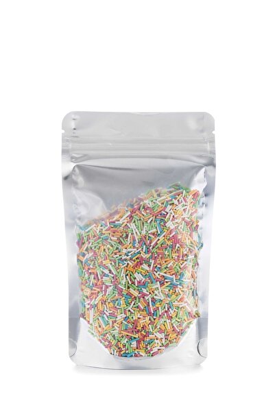 Packtory Ön Şeffaf Metalize Kilitli Doypack Ambalaj 18 X 29 4,5 Cm. 750 Gr. -...