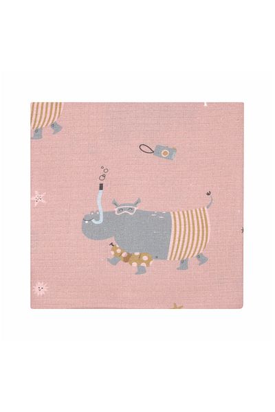 Larisa & Pumpkin بطانية هيبو موسلين 120×120 سم