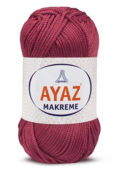Ayaz Makreme 2175 Koyu Kırmızı | Makrome Ipi | Macrame Yarn
