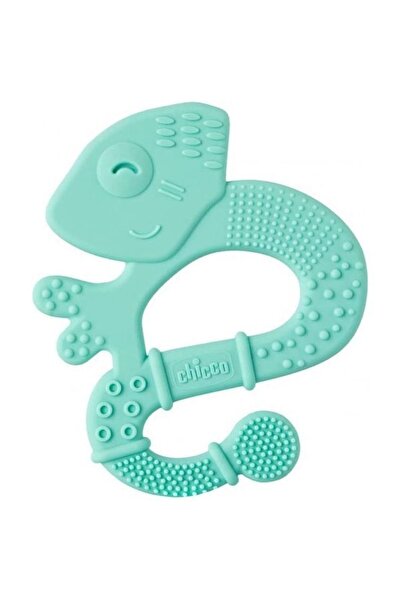 Chicco Diş Kaşıyıcı – Silikon Iguana – Pembe 2 Ay