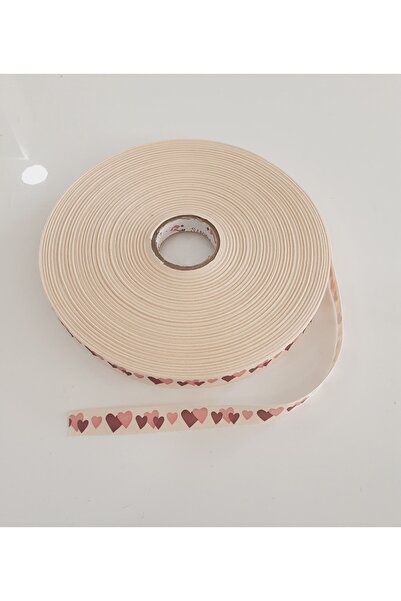 fundahobi شريط كتان على شكل قلب 2/5 متر