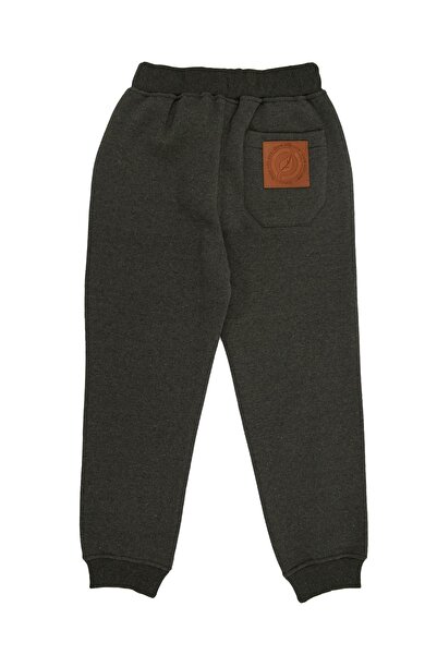 Ozmoz By Mukadder Özden Boy's Recycle Cotton Sweatpants - Moldgreen