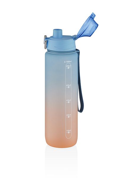 Vagonlife 1 Liter Comfortable Drinking -pipeless-sports Life Motivation Water Bottle