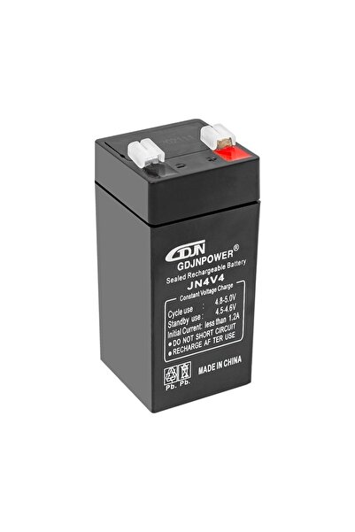Powermaster Akü 4 Volt 4 Amper Dik Gdjn Jn4v4 ( 46 X 46 X 100 Mm )
