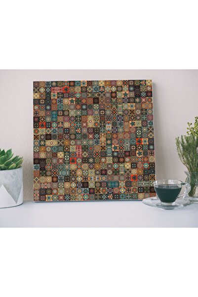 Carmen Kanvas Tablo - Soyut - Mozaik Motifler