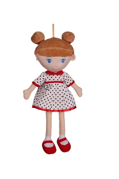 HALLEY Oyuncak 50 Cm Beyaz Elbiseli Bez Bebek