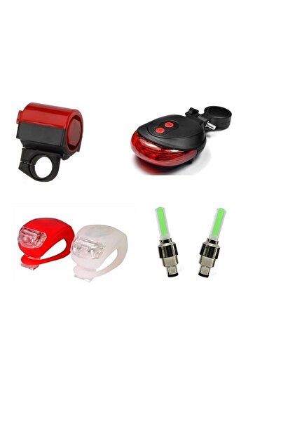 Rectus Bisiklet 4 Lü Işıklandırma Ve Korna Seti