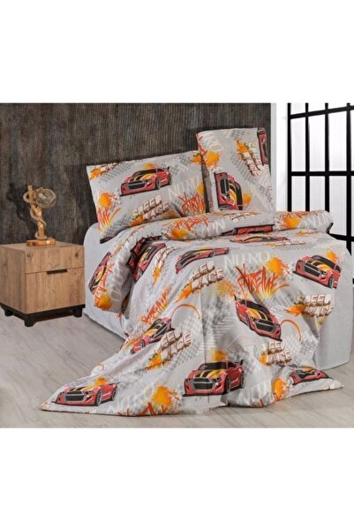 zambaktekstil Tek Kişilik Arabalı Nevresim Takımı