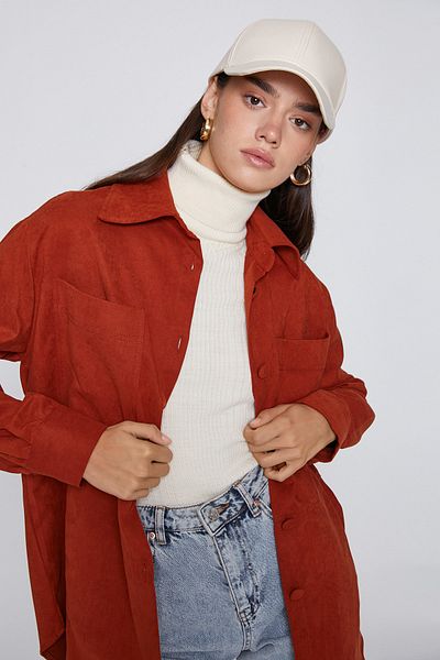 Koton Damenbekleidung Jacke 3wak50006ıw Fliese