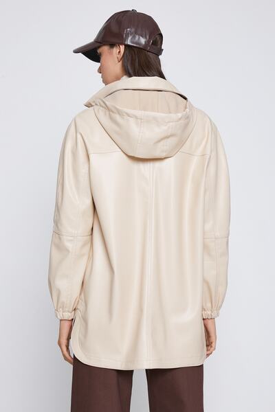 Koton Γυναικεία καμπαρντίνα μπεζ 3WAK00090EW