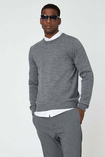 Koton Melted Sweater Crew Neck