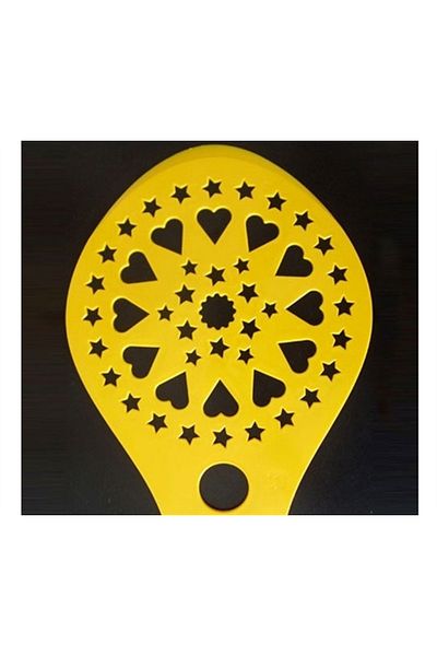 Yetkin Home Portable Plastic Template Apparatus for Creative Cake and Cake Decoration