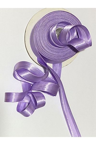 Nazarone Satin Piping (stripe) Lilac. 2cm.