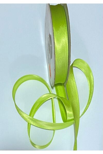 Nazarone Panglică din satin verde fistic 2cm