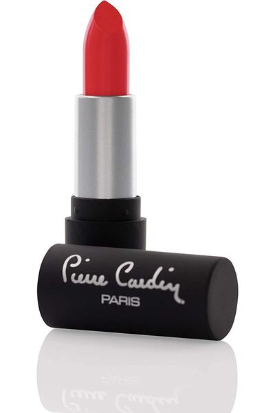Pierre Cardin أحمر شفاه غير لامع بملمس شيفون أحمر فاتح 189 أحمر