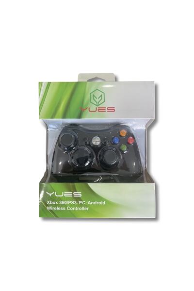 YUES Xbox 360 Uyumlu Kablosuz Gamepad – PC/PS3/Android, Çift Titreşim, Ergonomik