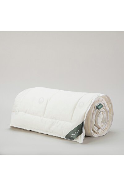 Chakra Comfy Pamuk Yorgan 155x215 Cm Beyaz