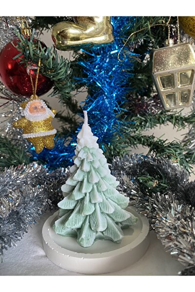 lıghts of candle handmade & 2020 Yeniyıl Yılbaşı Kar Yağmış Ağaç Ve Mini Orga...