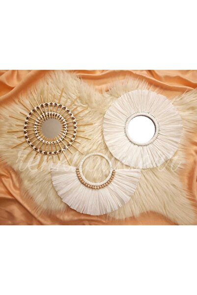 Renkliplikler Bohem Ayna Seti