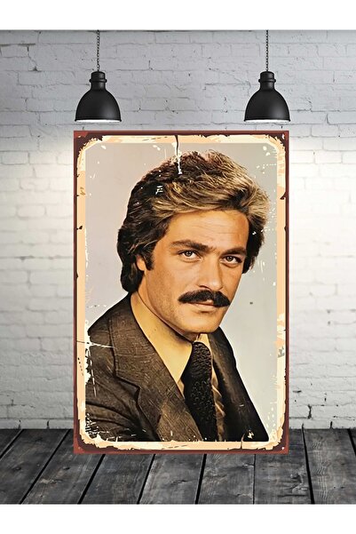 TAKIFİX Kadir Inanır Renkli 20x30 Cm Retro Ahşap Tablo