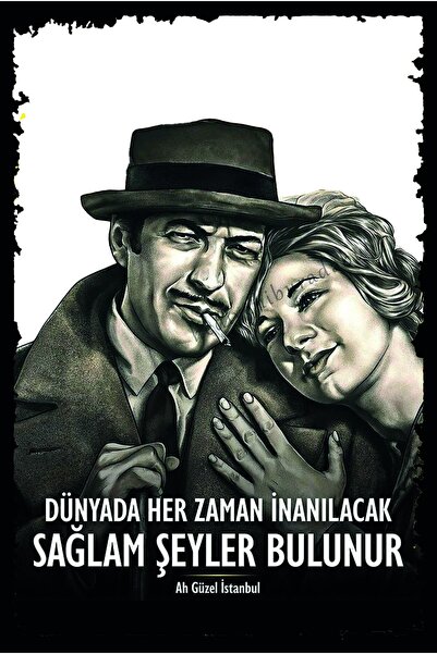 hediyeniburadabul Ξύλινος πίνακας / αφίσα με θέμα Σαντρί Αλίσικικ