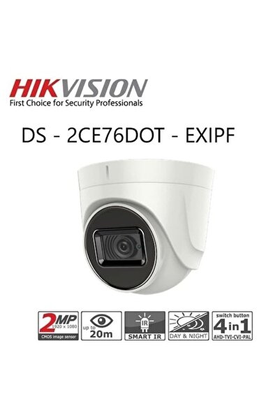 Hikvision Ds-2ce76d0t-exıpf 2mp Dome