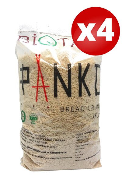 BİOTAR 2,5 Kg X 4 Panko Çıtır Kaplama ( Ekmek Kırıntısı ) Edt/horeca ( Bread ...