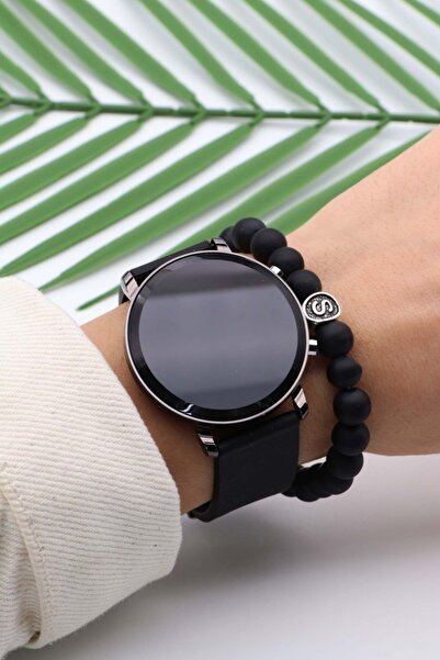 Northwatch Siyah Yuvarlak Dijital Ekran Silikon Kordonlu Unisex Kol Saati