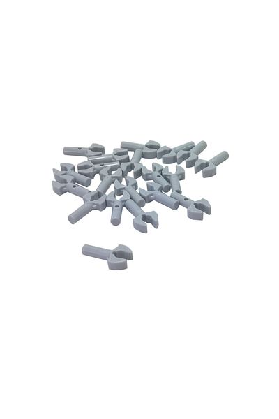 LEGO Original Moc Custom Accessory Bar 1l Mechanical Claw Mechanical Hand Light Gray 6 Pieces to Send