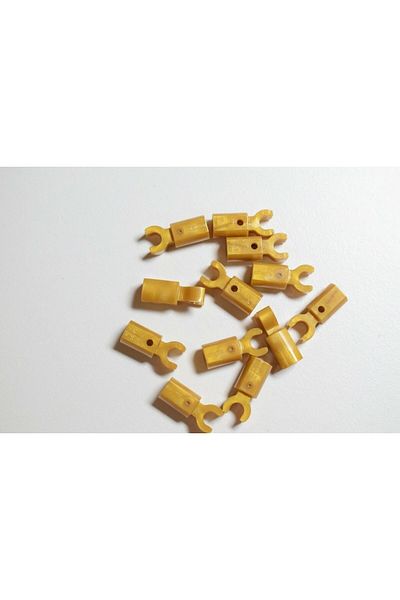 LEGO Original Custom Accessory Moc Minifigure Minifigure Clip Bar Holder Gold 4 Pieces Will Be Sent