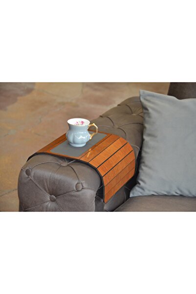 ARKITEKT EX Katlanabilir Kolçak Tepsisi | Yan Sehpa | Kaymaz Yüzey | 8 mm MDF | 50x27.8 cm