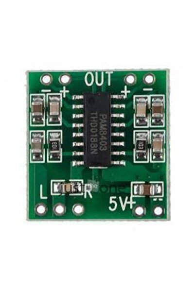 LEDONLİNE 5 Adet Dijital 2x3 W Rms Pam 8403 5v Stereo Anfi Devresi Amfi