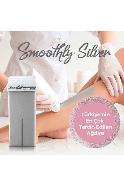 Smoothly Roll-on Kartuş Sir Ağda Özel Seri 6lı Set Silver 600ml Tüm Vücut Ağda