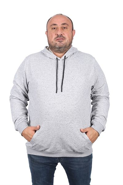 MocGrande Μεγάλο μέγεθος Basic Hooded Sweat 22705