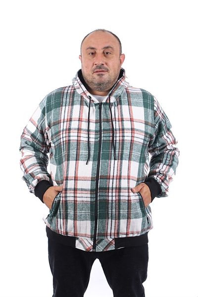 MocGrande Τσέπη με φερμουάρ Ξυλοκόπος Plus Size 22201