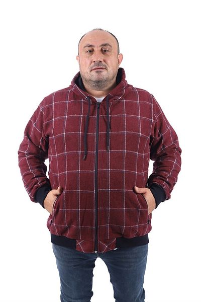 MocGrande Τσέπη με φερμουάρ Ξυλοκόπος Plus Size 22201