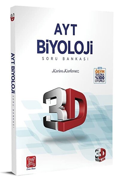 3D Yayınları Ayt Biyoloji Soru Bankası