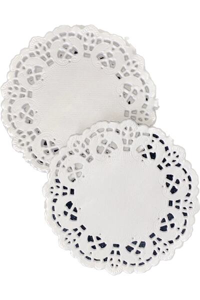 mina pack Kağıt Kullan At Dantel Bardak Alttığı - 100’lü