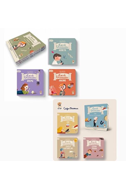 Sincap Kitap Çocuk Üniversitesi Fizik Ve Biyoloji 2'li Set ( 6 Kitap )