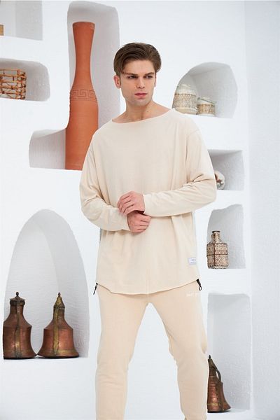 FAST EFFECT WEAR سويت شيرت بياقة - قصة مريحة