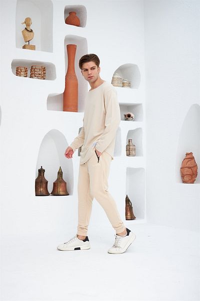 FAST EFFECT WEAR سويت شيرت بياقة - قصة مريحة