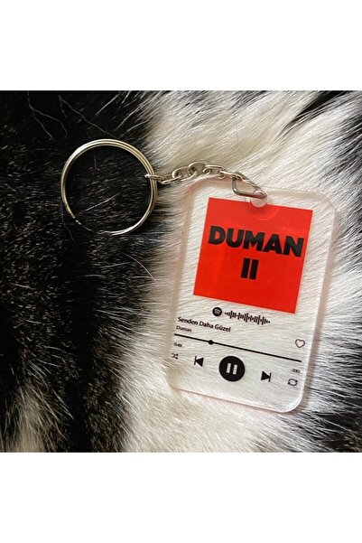 MAVİ NET Kaliteli Spotify Anahtarlık 4x6cm