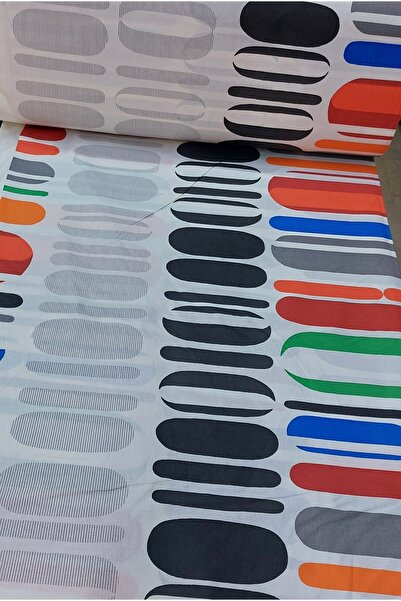 Taç Çarşaflık Kumaş - 24806 / Renkli