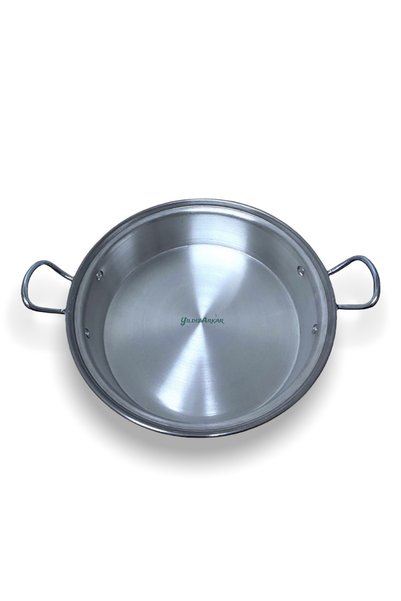 YILDIZ ARKAR Aluminum Flat Pan Pilaf Frying Pot 22 Cm.
