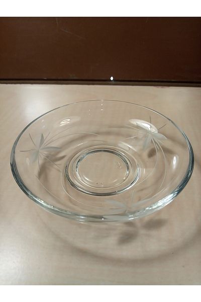 Paşabahçe طبق شاي منقوش على شكل فراشة